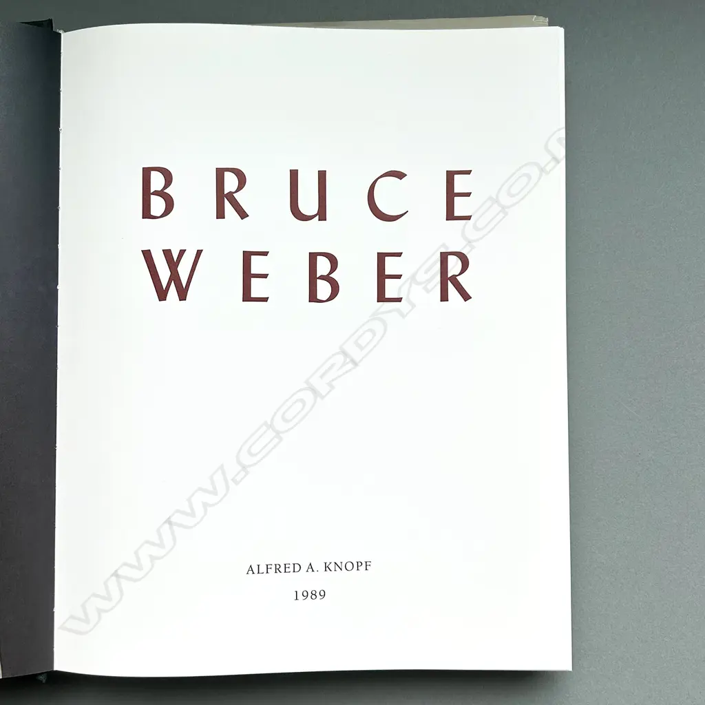 BRUCE WEBER Image 1++